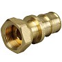 Муфты латунные для PEX труб DN 16-50 PN 10 под надвижную гильзу OP с накидной гайкой ONE PLUS купить в Москве | "Проконсим"