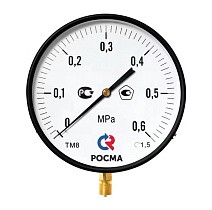 Манометры ТМ-810Р.00 котловый, 250мм, M20x1,5, радиальные РСМ купить в Москве | "Проконсим"