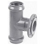 Тройники НПВХ раструбные SDR26 DN 90-225 PN 10 с металлическим фланецем Хемкор купить в Москве | "Проконсим"