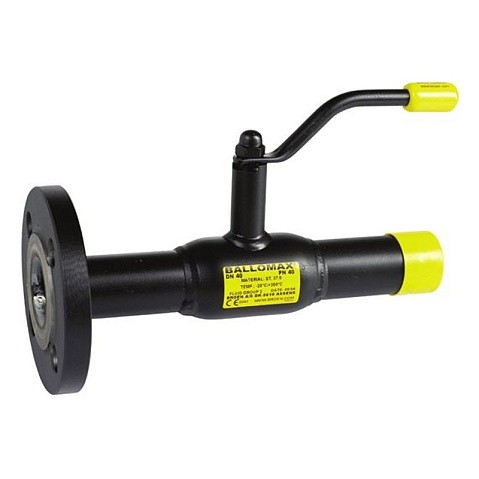 Кран стальной шаровой цельносварной Broen Ballomax, DN 150 PN 16, 350мм, стандартнопроходной, фланцевый с ручкой купить в Москве | "Проконсим"