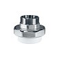 Муфта усиленная комбинированная разъёмная VALFEX 63 PN 25 G-2'' американка-НР белая купить в Москве | "Проконсим"