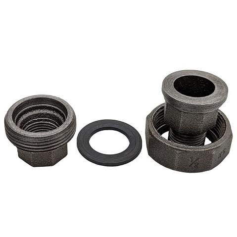 Американка чугунная DN 15-50 PN 16 муфта-штуцер с плоской прокладкой Fittex Plus купить в Москве | "Проконсим"