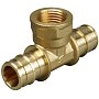 Тройники латунные для PEX труб DN 16-20 PN 10 под надвижную гильзу OP с внутренней резьбой ONE PLUS купить в Москве | "Проконсим"