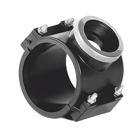 Седелки болтовые НПВХ DN 90-225 PN 10 с внутренней резьбой Хемкор купить в Москве | "Проконсим"