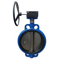 Затворы поворотные дисковые DN 150-600 PN 10-16 межфланцевые с редуктором купить в Москве | "Проконсим"