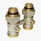 Узел нижнего подключения Vekotrim DN 15 PN 10 прямой двухтрубный 15-3/4'' с ниппелем, штуцер купить в Москве | "Проконсим"