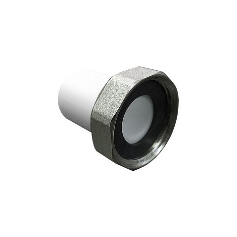 Штуцер с накидной гайкой VALFEX 32 PN 25 G-1 1/4'' белый купить в Москве | "Проконсим"