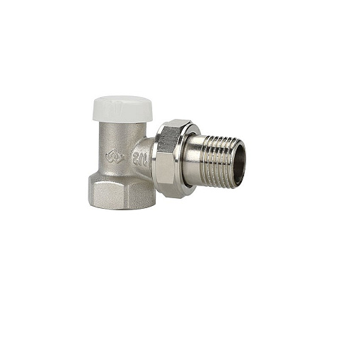 Клапан радиаторный VARMEGA VM10201 DN15 PN10 угловой настроечный G-1/2'' муфта-штуцер купить в Москве | "Проконсим"