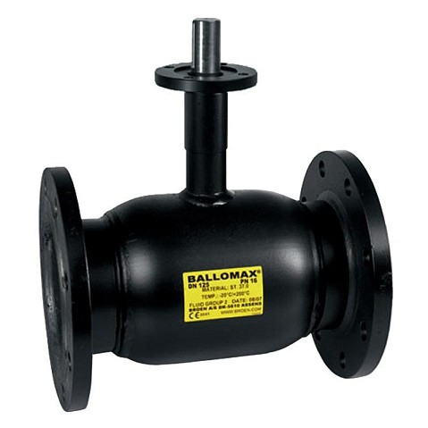 Кран стальной шаровой цельносварной Broen Ballomax, DN 125 PN 25, 325мм, стандартнопроходной, фланцевый с ручкой купить в Москве | "Проконсим"