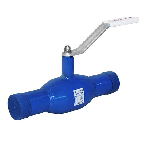 Кран стальной шаровой цельносварной TEMPER КШ.Ц.П, DN 100 PN 25, 390мм, стандартнопроходной, приварной с ручкой купить в Москве | "Проконсим"