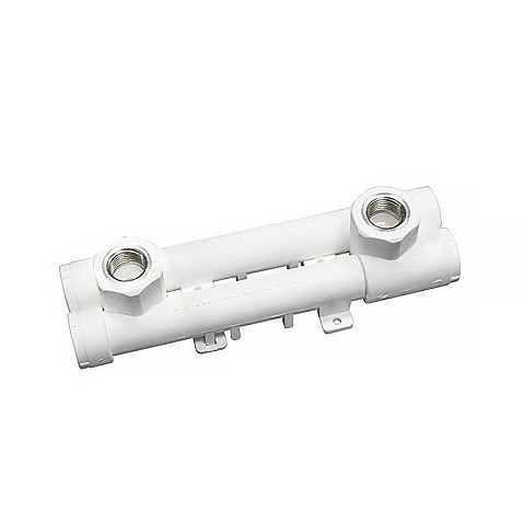 Комплект универсальный настенный ПП 25-1/2'' PN 25 с внутренней резьбой белый VALFEX  купить в Москве | "Проконсим"
