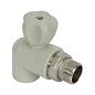 Кран шаровой для радиатора угловой VALFEX 25 PN 25 G-1/2'' серый купить в Москве | "Проконсим"