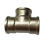 Тройники латунные никелированные DN 15-50 PN 40 муфта-муфта-муфта купить в Москве | "Проконсим"