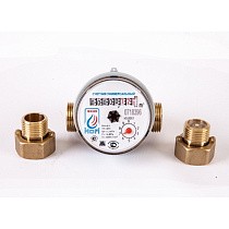 Счетчики горячей воды СВ DN 15-20 PN 16 до 90гр. муфтовые с обратным клапаном ЭКО НОМ купить в Москве | "Проконсим"