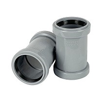 Муфта двухраструбная VALFEX DN -50 для внутренней канализации соединительная с перегородкой купить в Москве | "Проконсим"