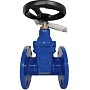 Задвижка чугунная 30ч39р DN 50 PN 10(16) с обрезиненным клином EPDM до 120гр. фланцевый ручной СИБЗТА