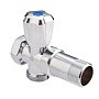 Вентиль латунный проходной MVI BV.460 DN 15 +отверстие 20 PN 10 удлиненный хромированный муфта-штуцер маховик купить в Москве | "Проконсим"