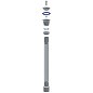 Сифон гофрированный Unicorn D240Р, 40х50 гибкий отвод, 1 1/2'' х40 пластиковая чашка, 1500мм купить в Москве | "Проконсим"
