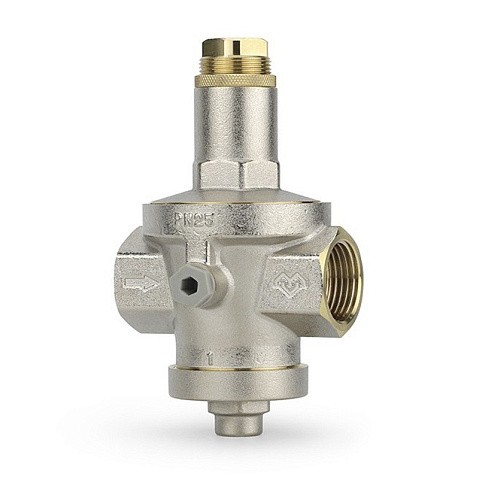 Регулятор давления VARMEGA VM128 DN 25 PN25 мембранный под манометр 4,35kv G-1'' никелированный купить в Москве | "Проконсим"