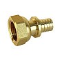 Муфта латунная для PEX труб 16-1/2'' PN 16 S-2,2мм переходная  с накидной гайкой Valfex VF.422.AF