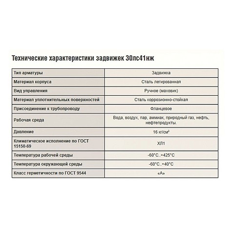 Задвижки стальные 30лс41нж DN 50-300 PN 16 исполнение ХЛ1 САЗ АВАНГАРД купить в Москве | "Проконсим" Задвижки стальные 30лс41нж DN 50-300 PN 16 исполнение ХЛ1 САЗ АВАНГАРД купить в Москве | "Проконсим"