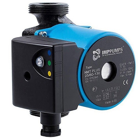 Насос циркуляционный с мокрым ротором NMT MINI PLUS 32/30-180 15Вт 1х220В с электронным упр. резьбовой PN10 110C IMP PUMPS купить в Москве | "Проконсим"