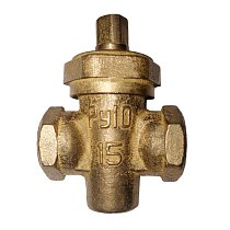Краны латунные 11Б6бк DN 15-50 PN 10 пробко-сальниковые муфта-муфта купить в Москве | "Проконсим"