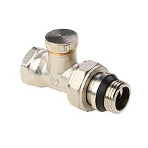 Клапан радиаторный настроечный DN 15 PN 10 прямой с уплотнением, под шестигранник MVI TR.113.04 купить в Москве | "Проконсим"