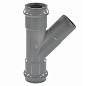 Тройник раструбный НПВХ SDR26 45гр DN 110-110 PN 10 Хемкор купить в Москве | "Проконсим"