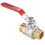 Кран латунный шаровой MVI BV.516 DN 15 PN 40 никелированный полнопроходной штуцер-штуцер рычаг купить в Москве | "Проконсим"