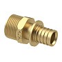 Муфта латунная для PEX труб  16-1/2''  PN 16  под надвижную гильзу с наружной резьбой  РосТурПласт купить в Москве | "Проконсим"