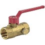 Краны трёхходовые DN 15-20 PN 16 с дренажными патрубками муфтовые рычаг Пензапромарматура купить в Москве | "Проконсим"