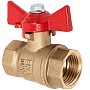 Краны латунные шаровые 11Б27фт1М DN 15-32 PN 40 бабочка муфта-муфта Valfex.217 DeltaPro купить в Москве | "Проконсим"