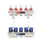 Коллекторная группа из латуни DN 25-5 вых. G-3/4'' евроконус, с расходомерами, без дренажного крана и воздухоотводчика VARMEGA VM15405 купить в Москве | "Проконсим"
