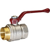 Краны латунные шаровые DN 15-50 PN 25-40 никелированные рычаг муфта-штуцер Temper 88 ГОСТ Р 59553 купить в Москве | "Проконсим"