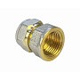 Муфты латунные для PEX труб DN 16-32 PN 10 обжимные никелированные с внутренней резьбой Valfex VF.302.N купить в Москве | "Проконсим"