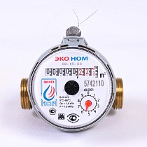 Счетчики горячей воды СВ DN 15 PN 16 до 90гр. муфтовые с обратным клапаном без МК ЭКО НОМ купить в Москве | "Проконсим"