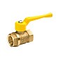 Кран латунный шаровой газовый 11Б27п DN50 PN40 рычаг муфта-муфта БАЗ Pro купить в Москве | "Проконсим"