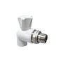 Краны шаровые ПП DN 20-25 PN 25 для радиатора угловые белые Valfex купить в Москве | "Проконсим"