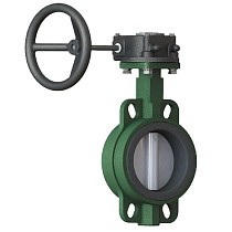 Затворы чугунные дисковые DN 40-600 PN 16 межфланцевые с чугунным диском с редуктором GALA Тип.2302H-G купить в Москве | "Проконсим"