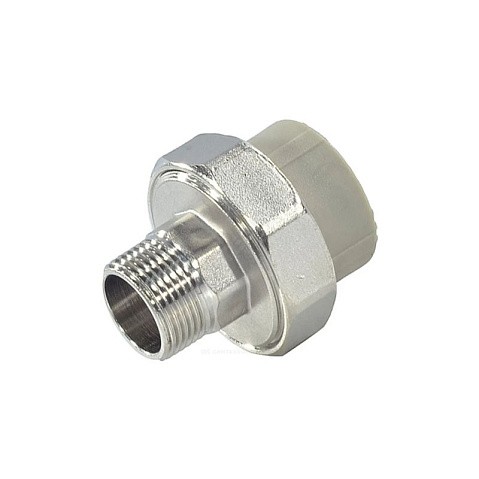 Муфта комбинированная разъёмная VALFEX 50 PN 25 G-1 1/2'' американка-НР серая купить в Москве | "Проконсим"