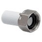 Штуцер для водосчетчика ПП 32-1 1/4'' PN 25 с накидной гайкой белый РТП 10855 купить в Москве | "Проконсим"