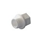 Заглушка резьбовая ПП  1/2'' PN 25 с наружной резьбой белая купить в Москве | "Проконсим"