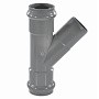 Тройник раструбный НПВХ SDR26 45гр DN 110-110 PN 10 Хемкор купить в Москве | "Проконсим"