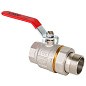 Кран латунный шаровой MVI BV.520 DN 40 PN 40 никелированный полнопроходной американка рычаг купить в Москве | "Проконсим"