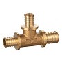 Тройники латунные для PEX-PEX труб DN 16-32 PN 16 переходные под надвижную гильзу PLP купить в Москве | "Проконсим"
