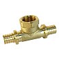 Тройник латунный для PEX труб 20-1/2''-20 PN 16 S-2,8мм под надвижную гильзу Valfex VF.432.AF купить в Москве | "Проконсим"