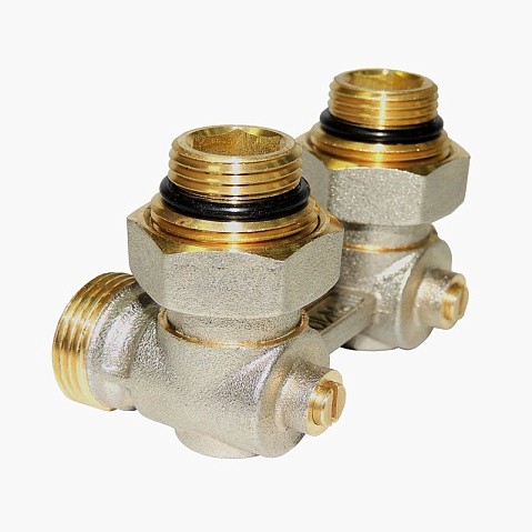 Узел нижнего подключения Vekotrim DN 15 PN 10 угловой двухтрубный 15-3/4'' с ниппелем, штуцер купить в Москве | "Проконсим"