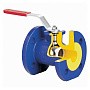 Кран шаровой DN 200 PN 16 чугунный 400мм уплотнение PTFE фланцевый полный проход с ISO Zetkama zBAL.565 купить в Москве | "Проконсим"