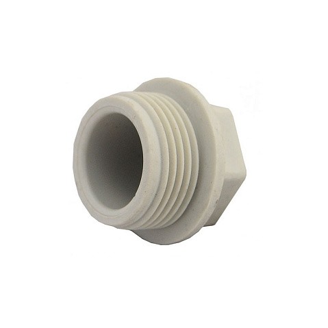 Заглушка полипропиленовая резьбовая VALFEX 25 PN 25 G-3/4'' серый купить в Москве | "Проконсим"